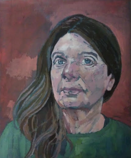 Louise Warren - painting by Charlotte Marker, 2022